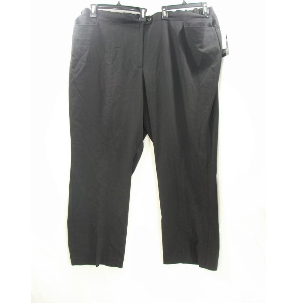 Maggie Barnes CATHERINES Jayne Pant Size 32W Black NWT New with Tags